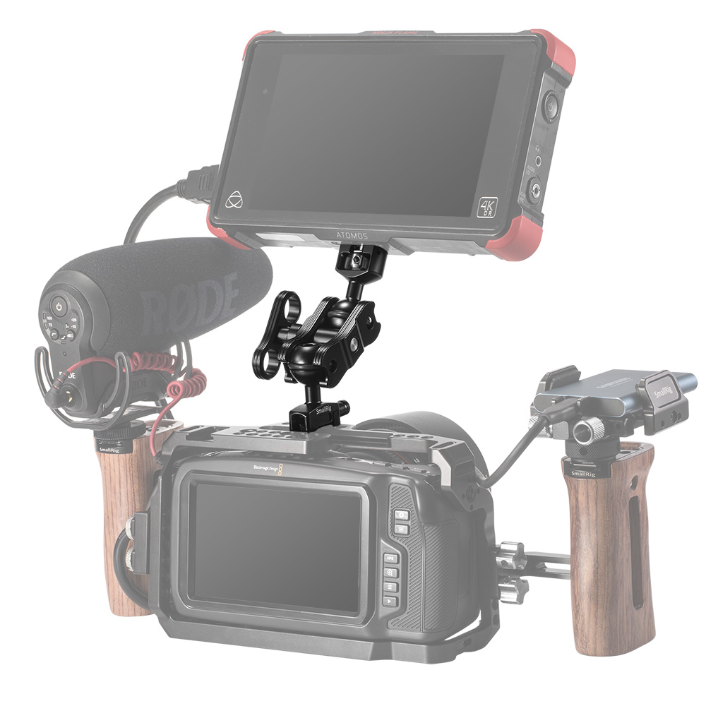 SmallRig Articulating Arm with Screw Ball Head and NATO Clamp Ball Head vista Video Sound Solutions