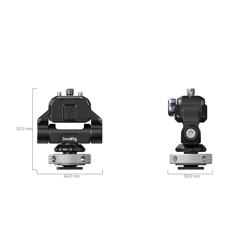 SmallRig Drop-in HawkLock mini Quick Release Monitor Mount with Cold Shoe 3514B emdidas Video Sound Solutions
