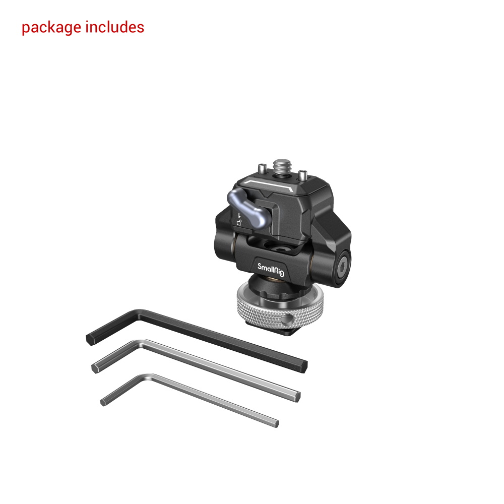 SmallRig Drop-in HawkLock mini Quick Release Monitor Mount with Cold Shoe 3514B incluye Video Sound Solutions