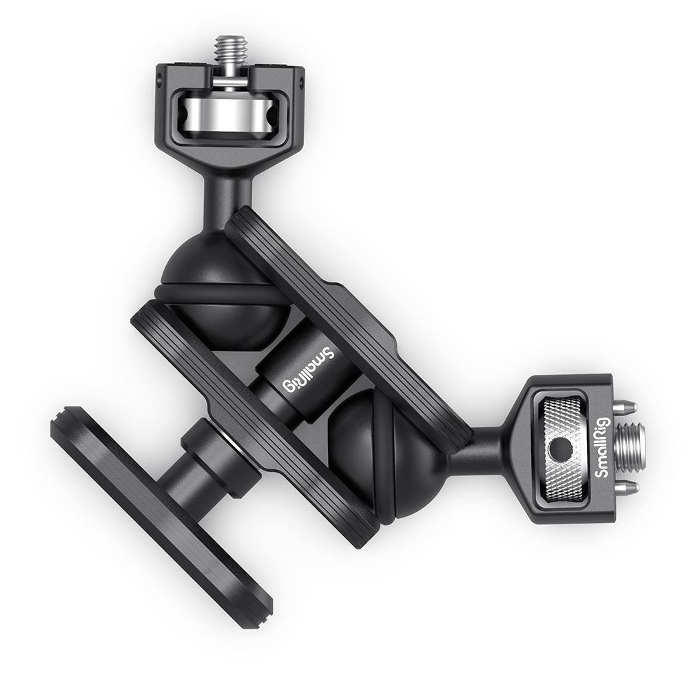 SmallRig Magic Arm with Double Ball Heads ( Arri locating Pins and 14 Screw ) superior Video Sound Solutions