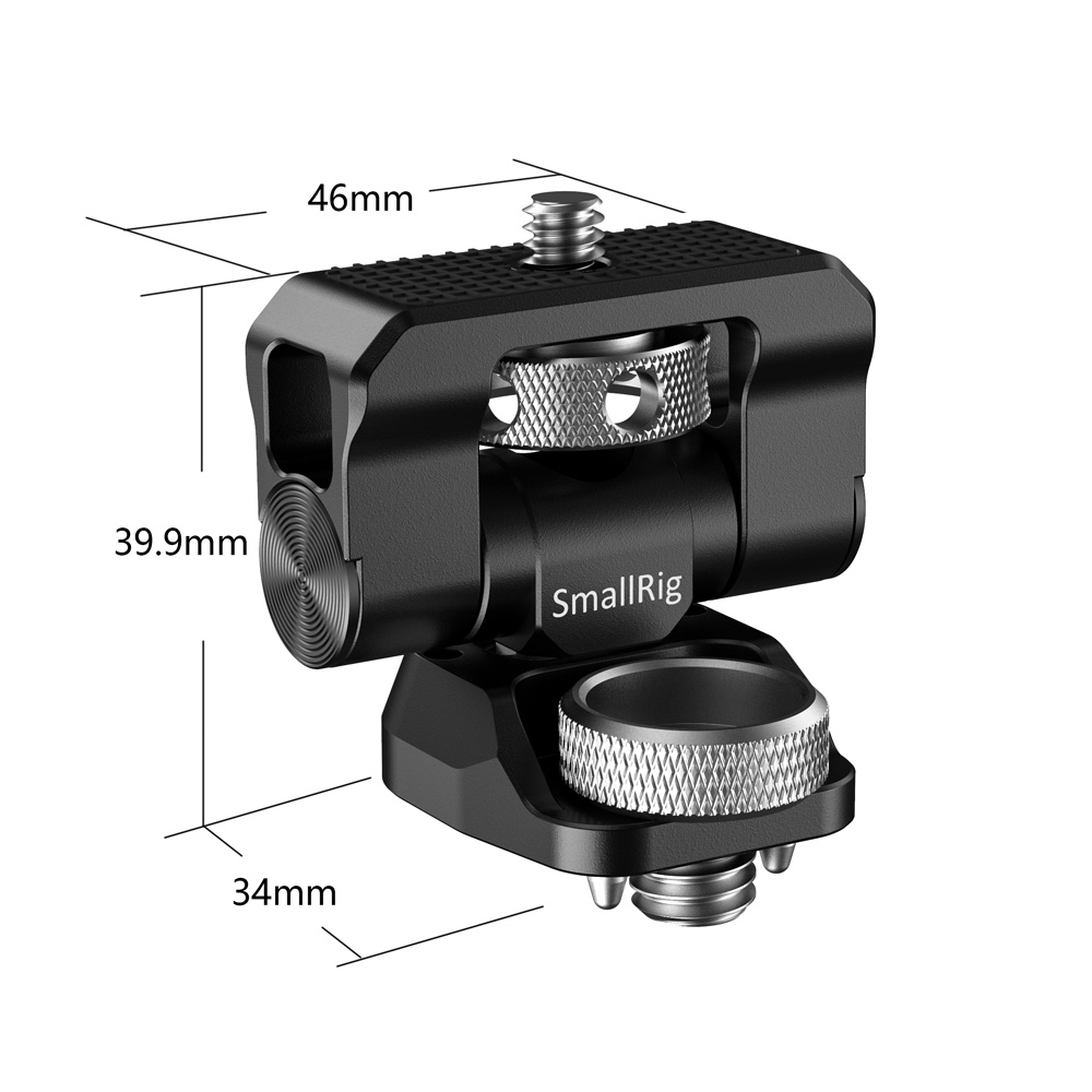 SmallRig Swivel and Tilt Monitor Mount with Arri Locating Pins medidas Video Sound Solutions