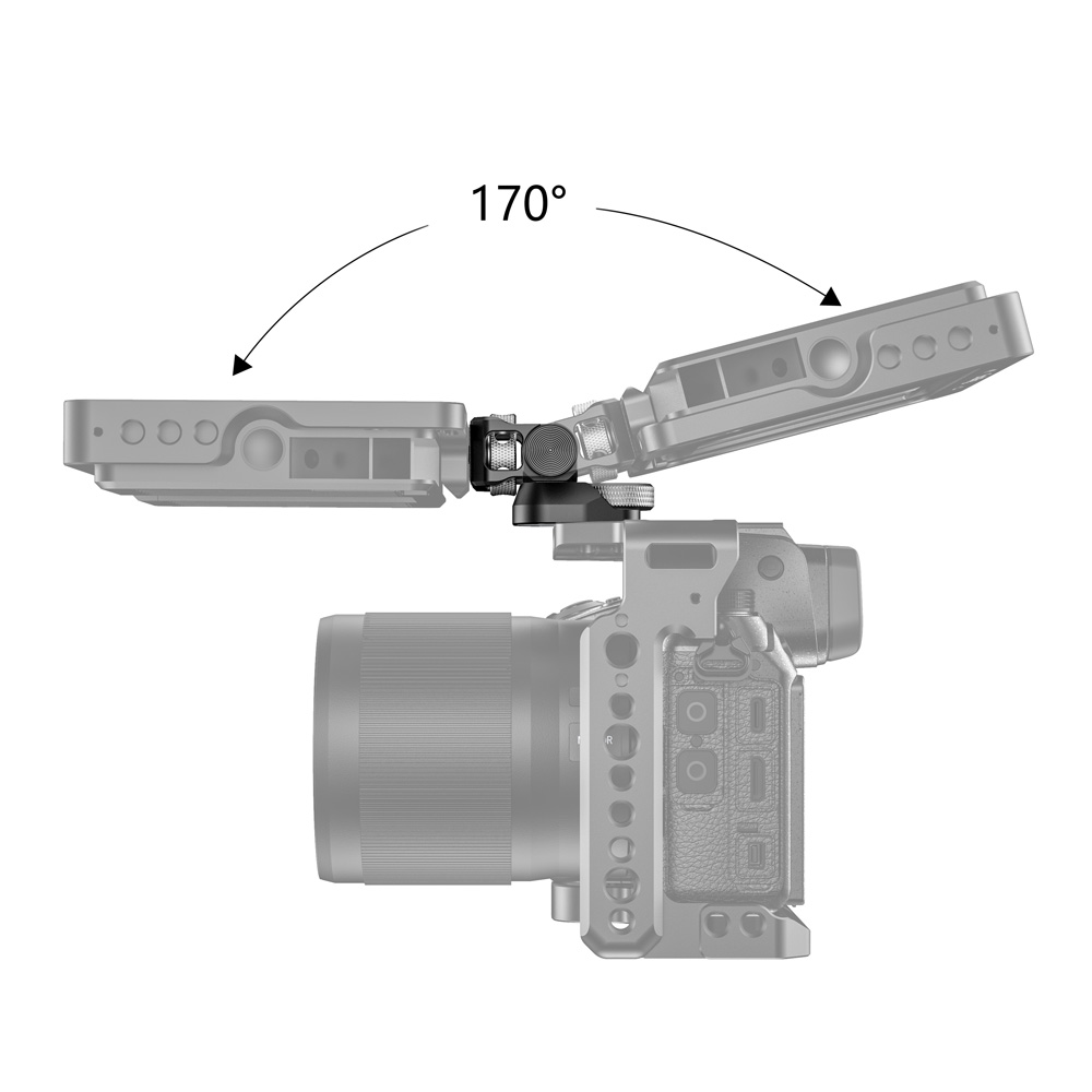 SmallRig Swivel and Tilt Monitor Mount with Arri Locating Pins rotación Video Sound Solutions