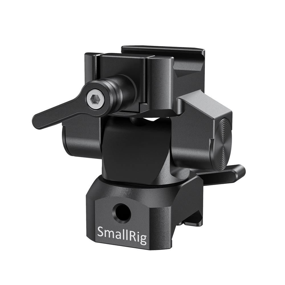 SmallRig Swivel and Tilt Monitor Mount with Nato Clamp Both Sides Video Sound Solutions