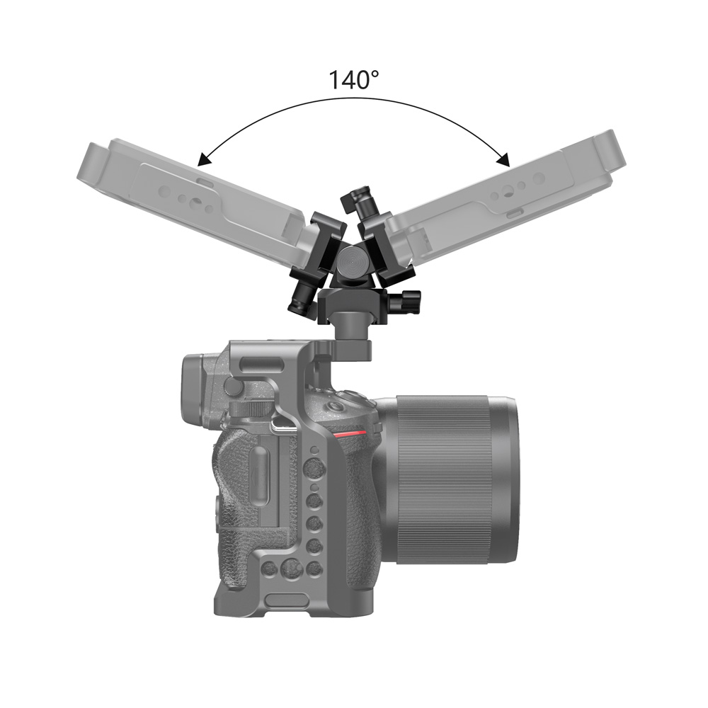 SmallRig Swivel and Tilt Monitor Mount with Nato Clamp Both Sides rotación Video Sound Solutions