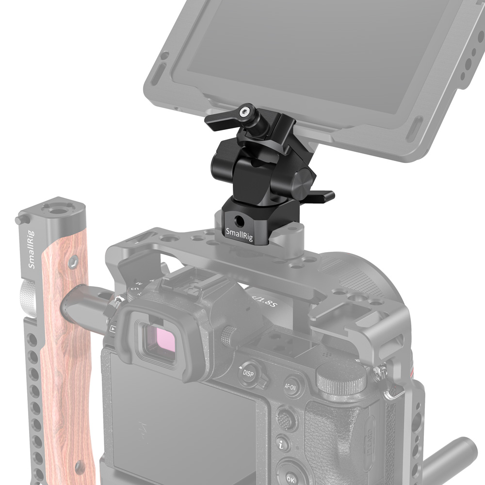 SmallRig Swivel and Tilt Monitor Mount with Nato Clamp Both Sides vista Video Sound Solutions