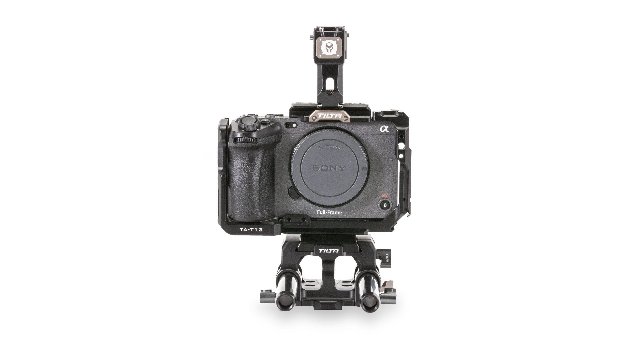 TA-T13-A Tiltaing Sony FX3 Basic Kit - BLACK frontal TILTA Video Sound Solutions