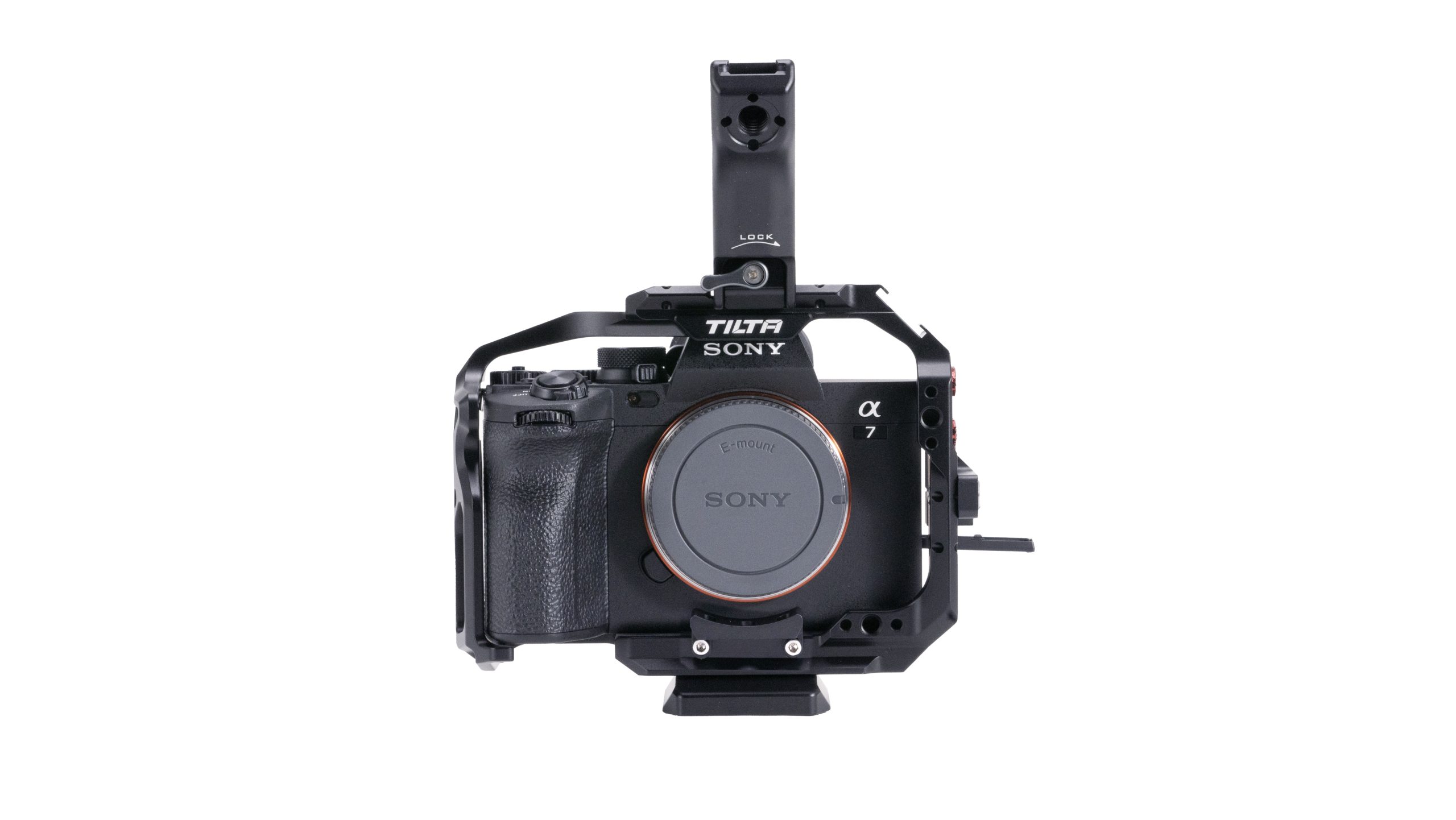 TA-T30-A-B Camera Cage for Sony a7 IV Basic Kit - Black frontalTILTA Video Sound Solutions